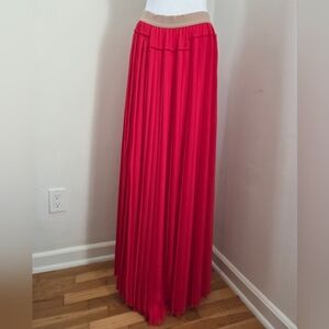 BCBGMaxAzria Vibrant Pink Maxi Skirt